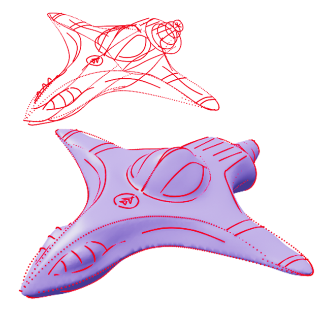 NeuVAS: Neural Implicit Surfaces for Variational Shape Modeling